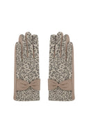 Leopard chic handschoenen