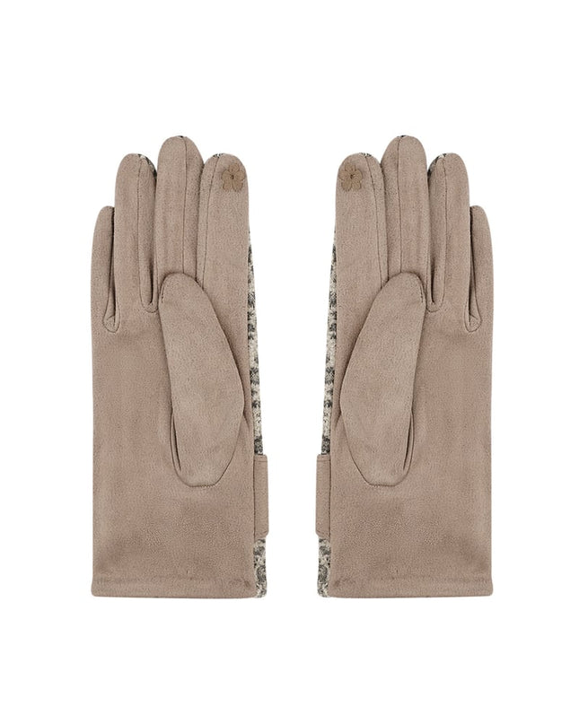 Leopard chic handschoenen