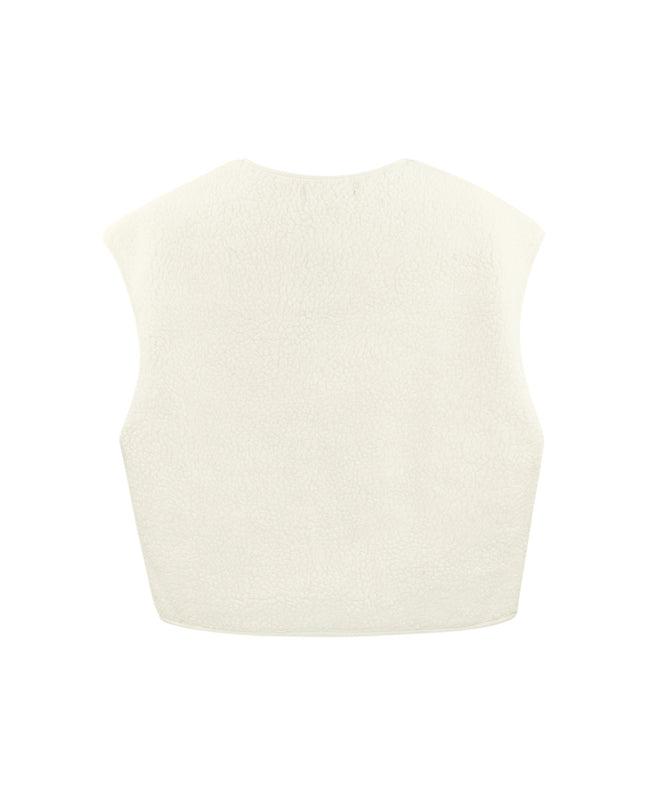 Geweven Polyestervezel Vrouwen Vest Casual Solide Kleur Herfst/Winter