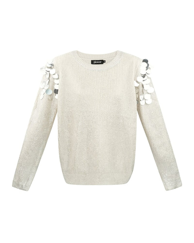 sequin sparkle sweater - black & 