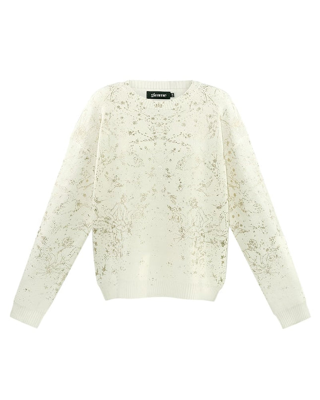 Sweater sparkle statement - black