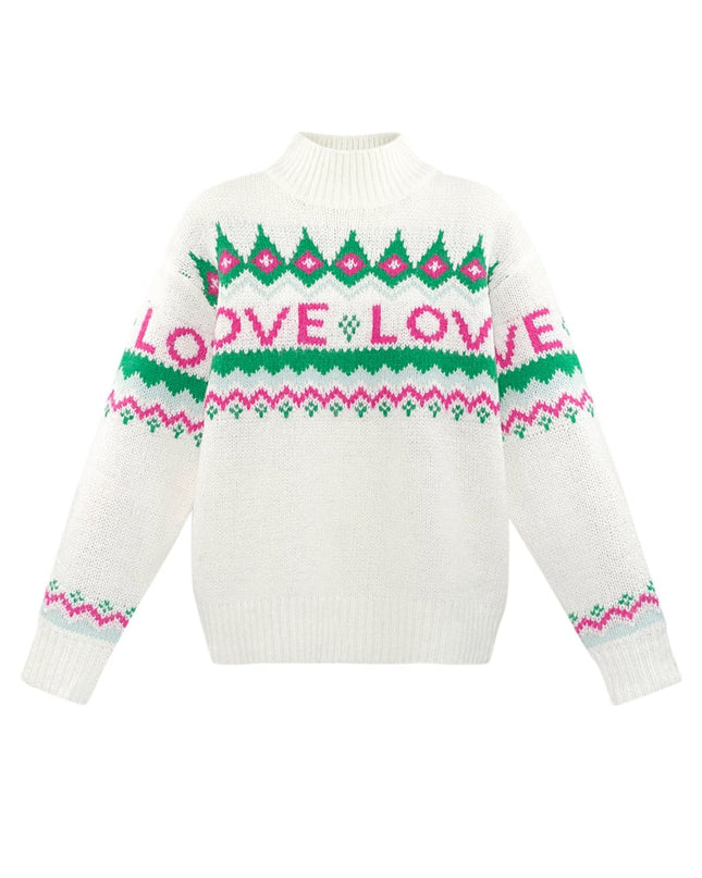 Love Sweater Weather sweater - white