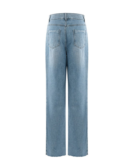 Denim jeans pearl adoration - blue