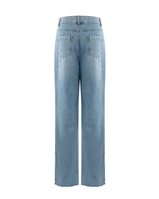 Denim jeans pearl adoration - blue