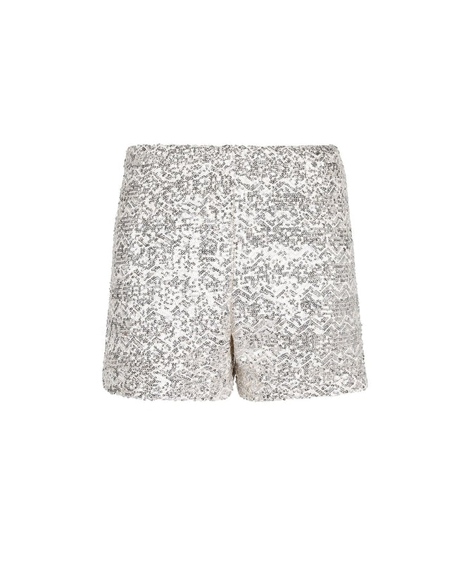 Glitter shorts - black