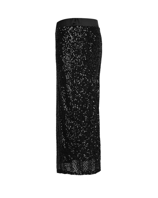 Glitter skirt - black