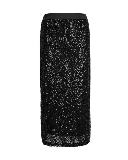 Glitter skirt - black