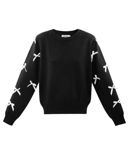 Bow Whisper sweater - fuchsia