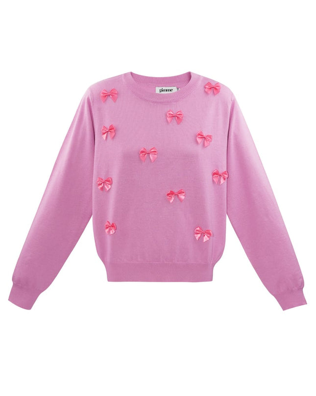 Bow & Grace sweater - pink