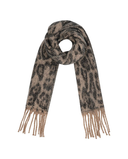 Sjaal met panterprint