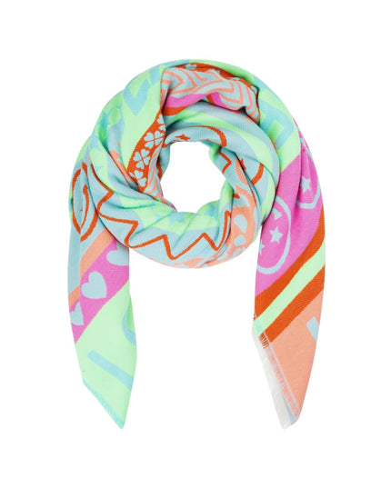 Sjaal bright day - Groen