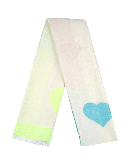 Colorful Print sjaal - multi