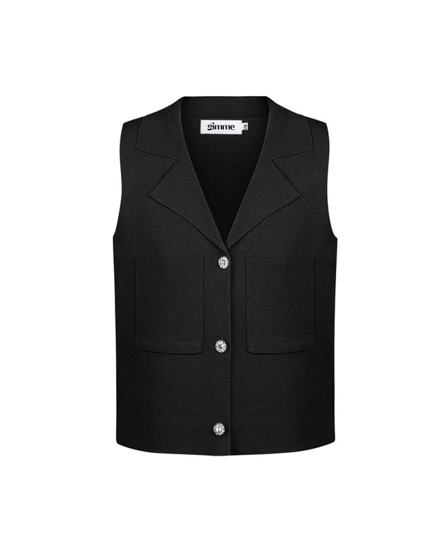 Comfy knitted top - Black