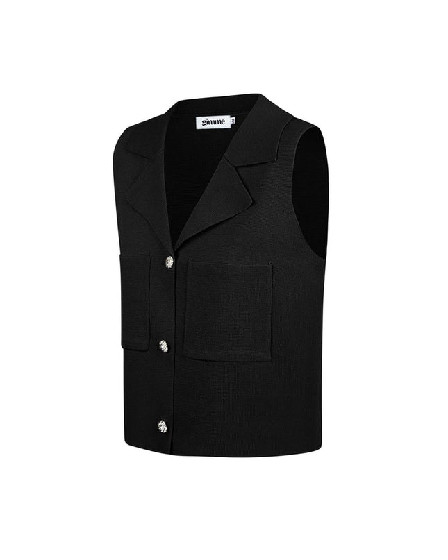 Comfy knitted top - Black