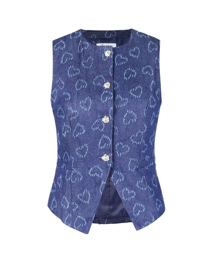 Heartsy Corset Top - Light Blue