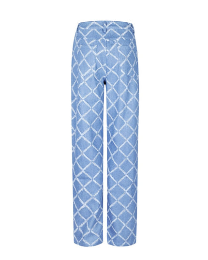 Grids of grace jeans - Light blue