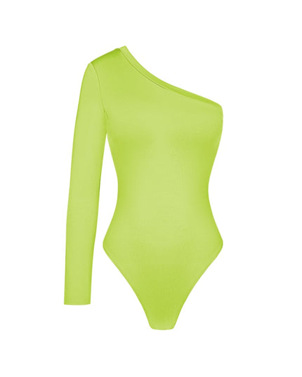 One shoulder body - Green