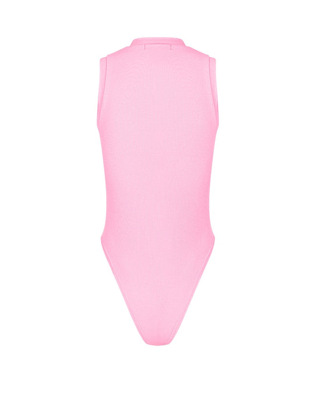 Basic body high neck - Pink