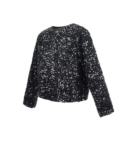 Party top with sequins