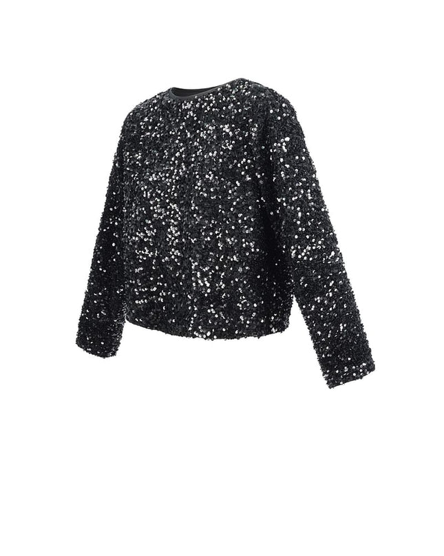 Party top with sequins