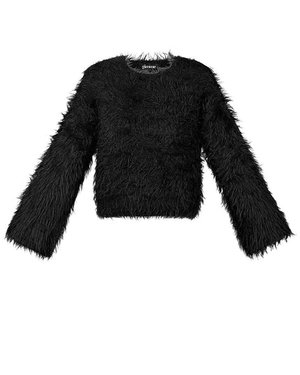 Fluffy finesse top - Burgundy