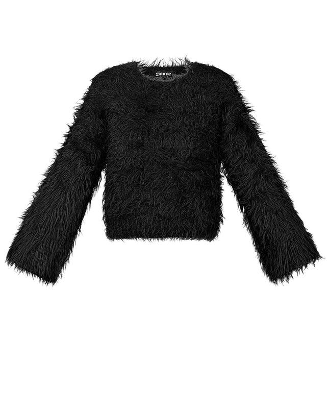 Fluffy finesse top - Burgundy