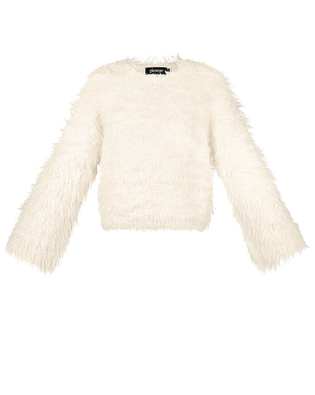 Fluffy finesse top - Burgundy