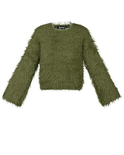 Fluffy finesse top - Burgundy