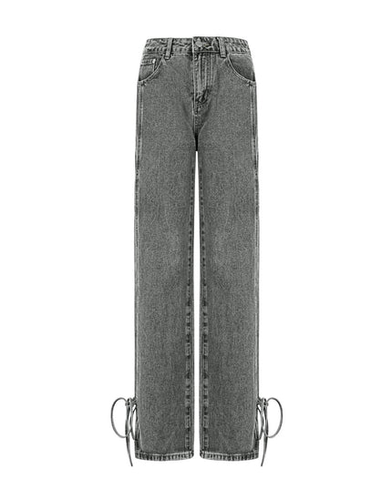 Jeans bossy bow - Blue