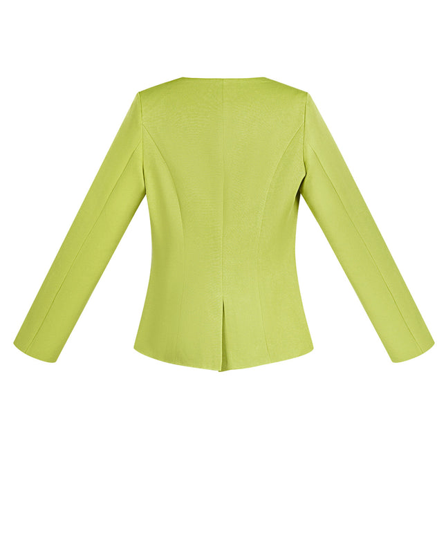 Trendy Blazer Top - lime