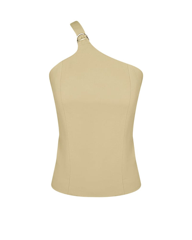 One shoulder cargo top