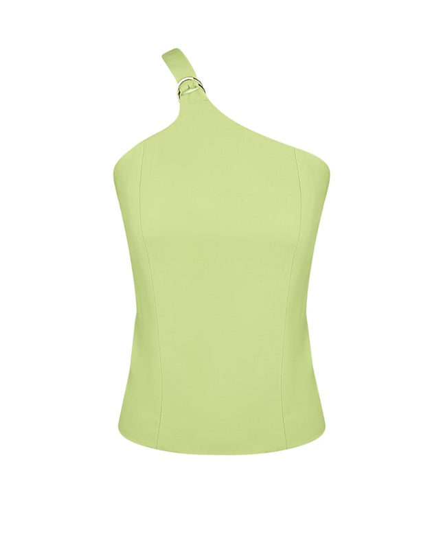 One shoulder cargo top