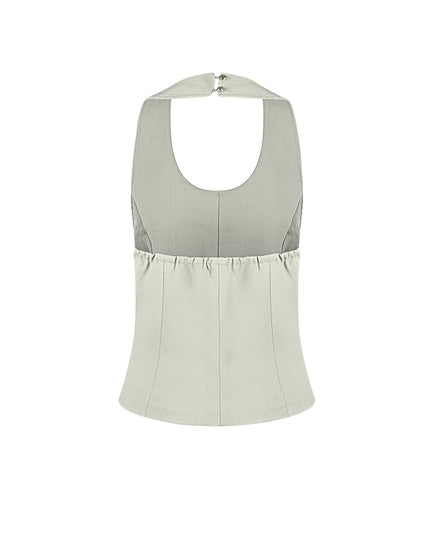 Bow Sleeveless Top