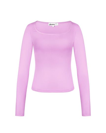 Everyday fit longsleeve low neck - Black