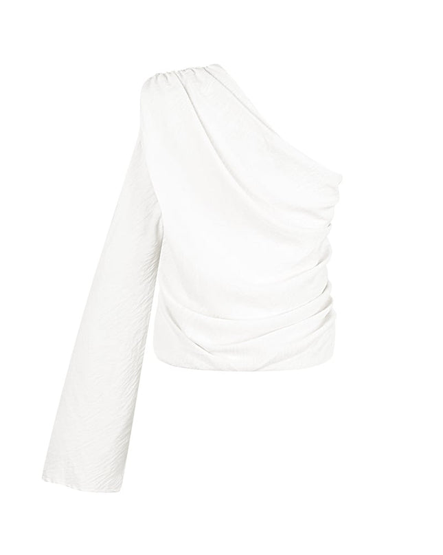 One shoulder blouse