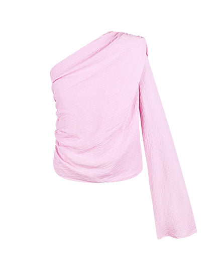 One shoulder blouse