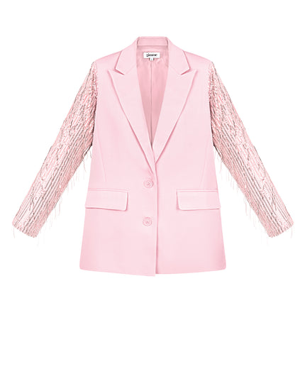 Blazer glitter mouwen