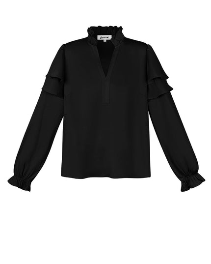 Ruffle blouse - White