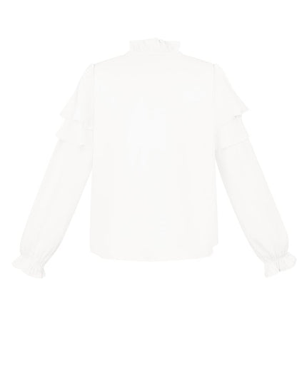 Ruffle blouse - White