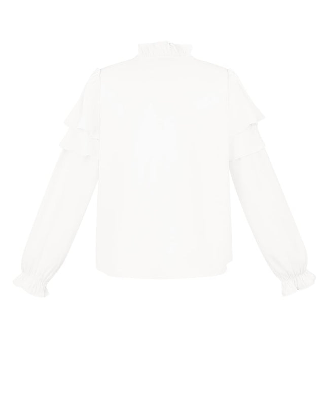 Ruffle blouse - White