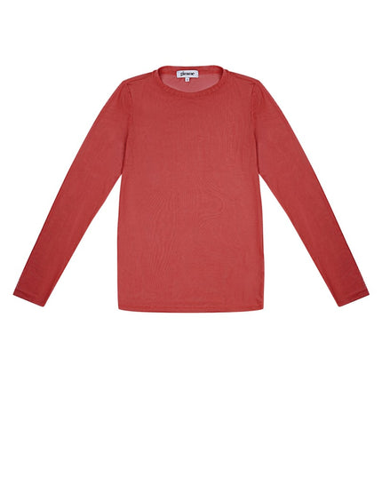 Transparent shirt love glow - Red