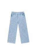 Hearts denim jeans child 8 years - Blue