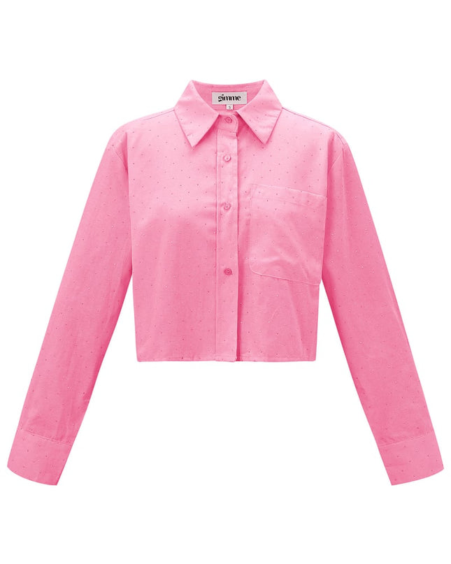 Blouse with studs - Grey