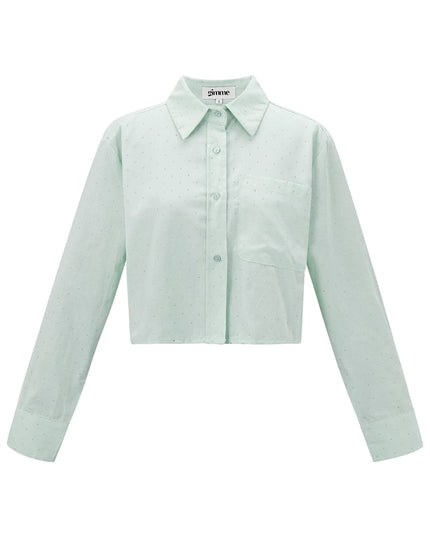 Blouse with studs - Grey