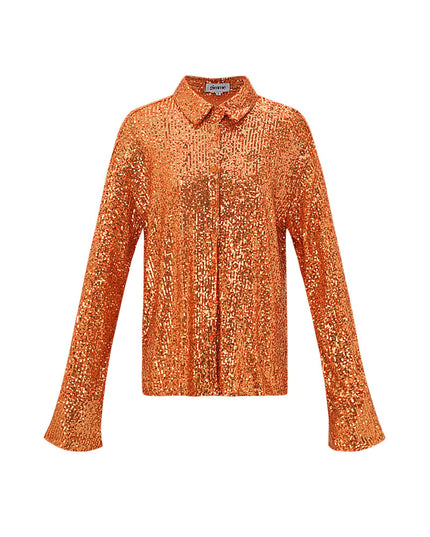 Glitter Long sleeve Blouse