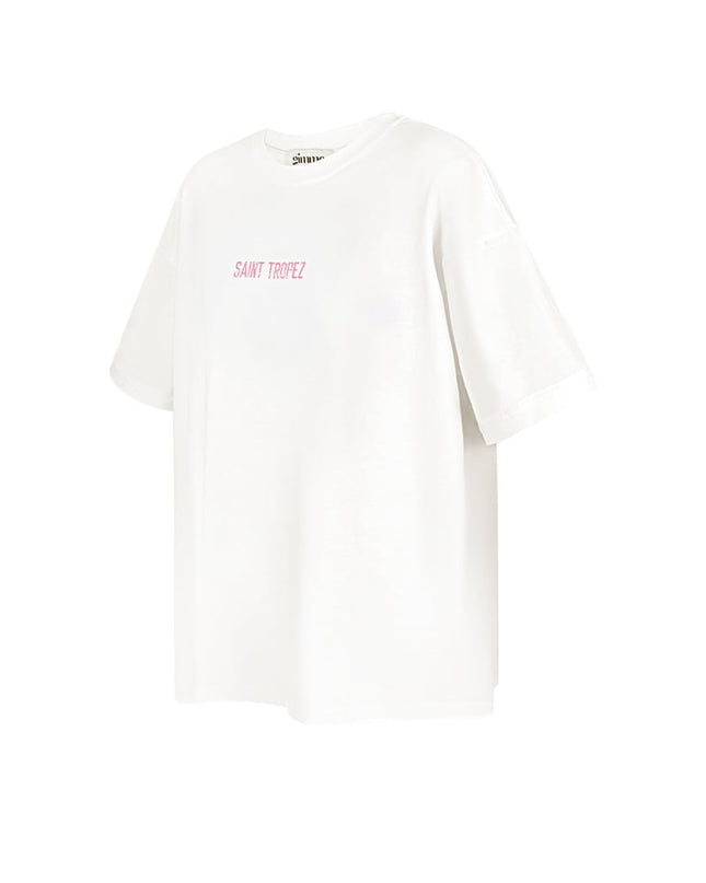 T-shirt saint tropez - White
