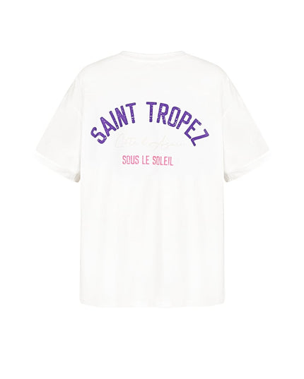 T-shirt saint tropez - White