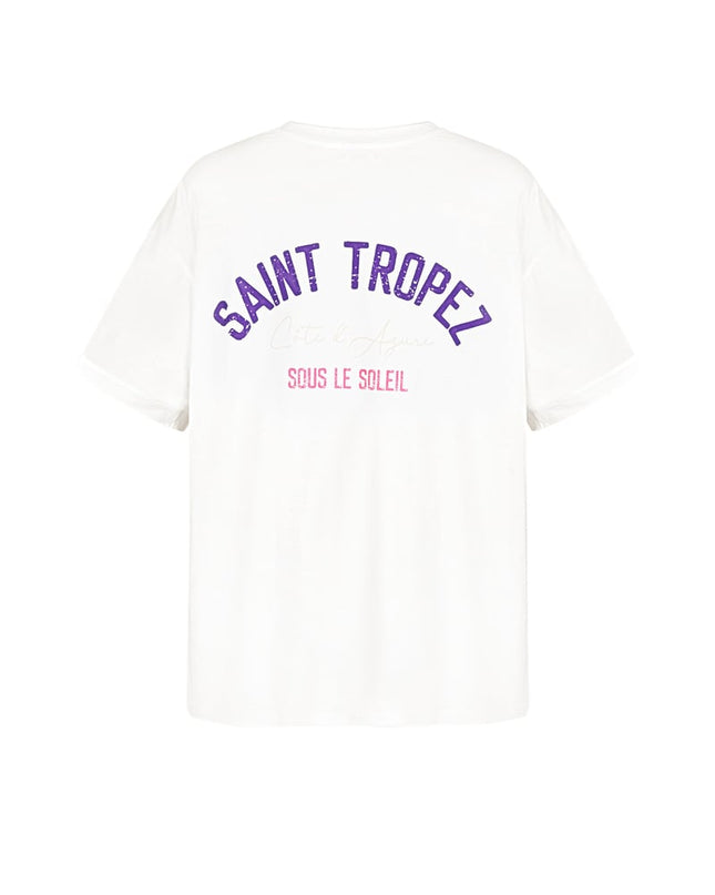 T-shirt saint tropez - White