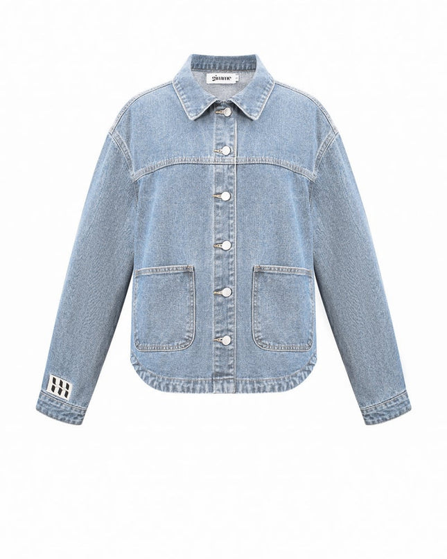 Gimme denim blouse