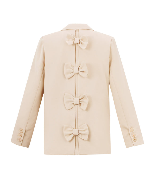 Blazer with bow - Black